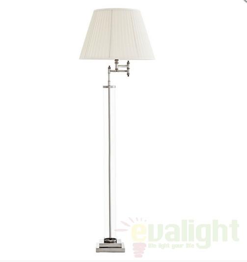 Lampadar, lampa de podea LUX, brat articulat, finisaj nickel, H-200cm, Beaufort 108489 HZ, corpuri de iluminat, lustre